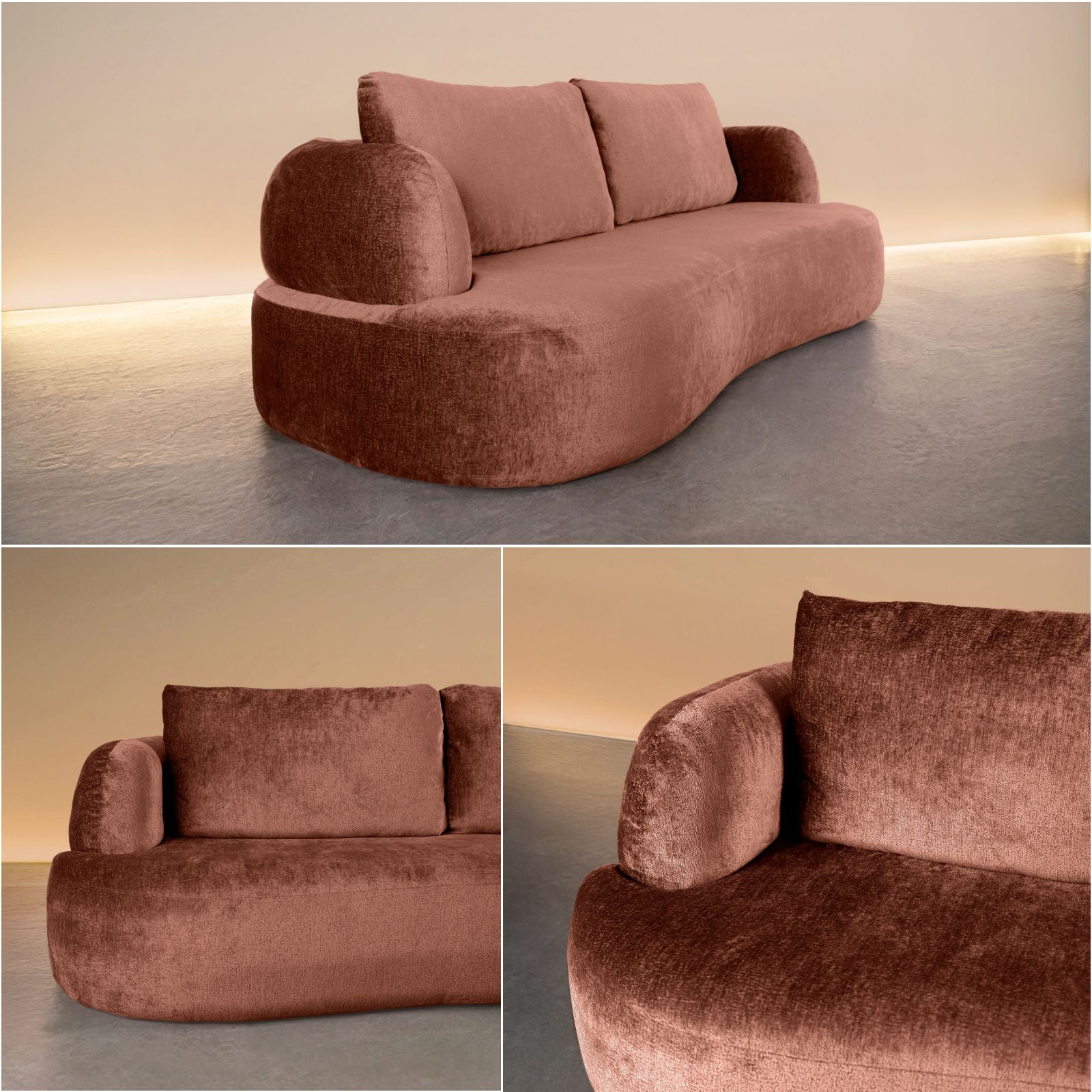 Sora 3-Seater Sofa No 1 in Ember | Contour – Sora Sofa